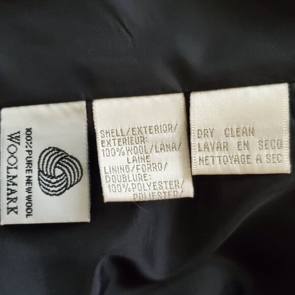 Jones New York Dress Women's Black/Gray Wool Jacket SZ 18W - Picture 7 of 8